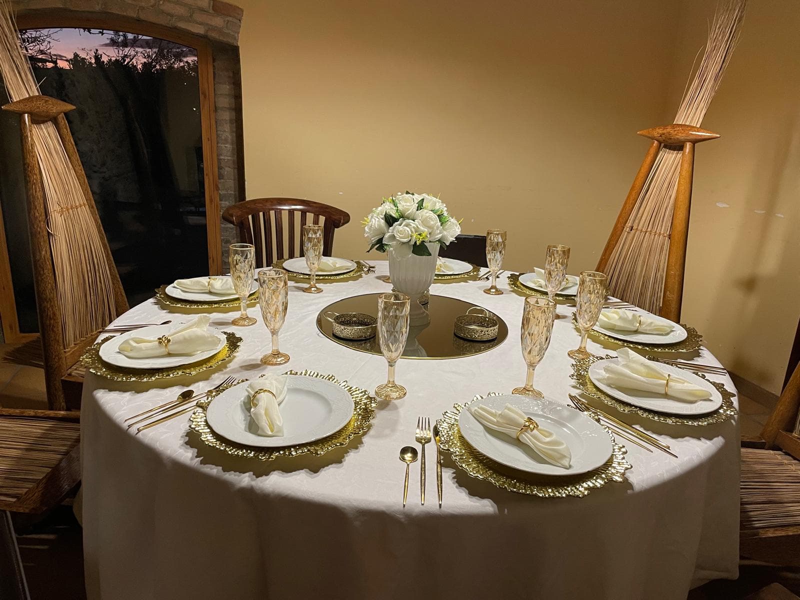 Montaje de gala en el salón